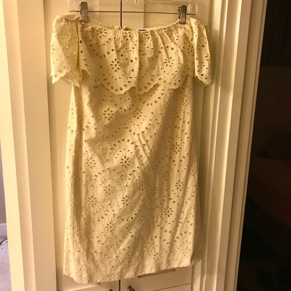 Cynthia Steffe Liliana Off-Shoulder Eyelet Dress - Picture 5 of 6